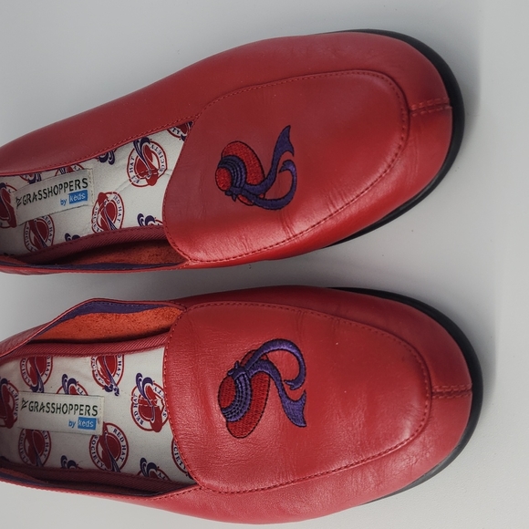 Grasshopper Loafer Red Hat Society Size 6 1/2M - Picture 2 of 6